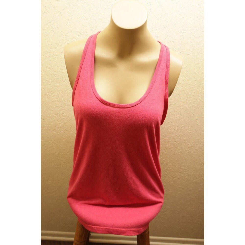 Nike Dri-Fit Tank Top Womens M Loose Fit Soft Pink Racerback Activewear Workout